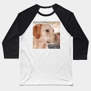 Painting of a Gorgeous Golden Retriever Baseball T-Shirt